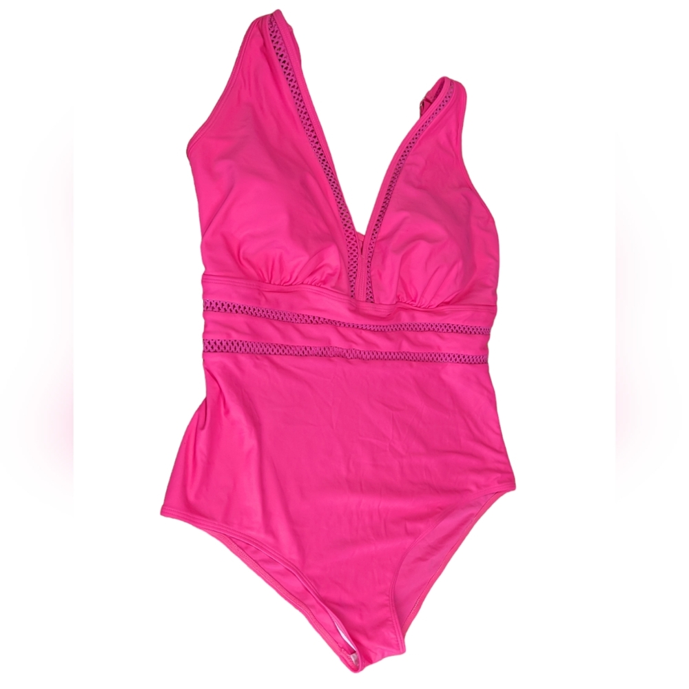 18W Barbie Pink New Condition Plus Size Women's One Piece Swimsuit 18W